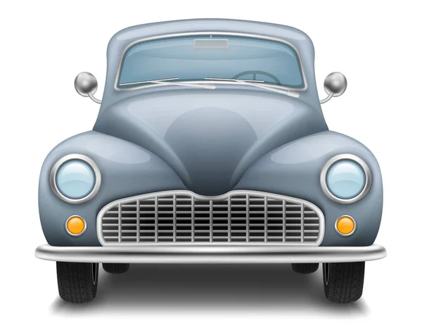 Старинный Автомобиль Старый Ретро Устаревших Транспортных Средств Векторные Иллюстрации Изолированы Стоковый вектор
