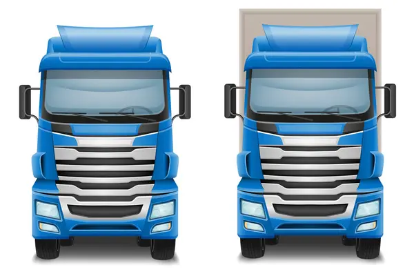 Freight Truck Car Delivery Cargo Anl Big Vector Illustration Isolated Διανυσματικά Γραφικά