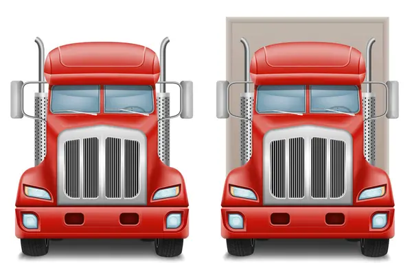 Freight Truck Car Delivery Cargo Anl Big Vector Illustration Isolated Royalty Free Stock Illustrations