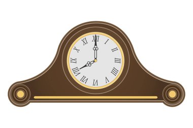 Beyaz arkaplanda izole edilmiş retro eski vintage simgeleri düz stil vektör çizimi