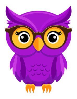 owl education logo for university college school and your business or company vector illustration isolated on white background clipart