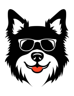 Beyaz arka planda izole edilmiş iş ya da şirket vektör illüstrasyonunuz için evcil kedi ve köpek logosu