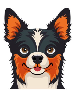 Beyaz arka planda izole edilmiş iş ya da şirket vektör illüstrasyonunuz için evcil kedi ve köpek logosu