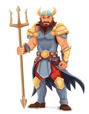 Beyaz arka planda izole edilmiş ahşap ve sihirli taş karikatür vektör çiziminden yapılmış bir büyücünün ya da büyücünün eski fantezi asası.