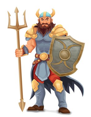 Beyaz arka planda izole edilmiş ahşap ve sihirli taş karikatür vektör çiziminden yapılmış bir büyücünün ya da büyücünün eski fantezi asası.