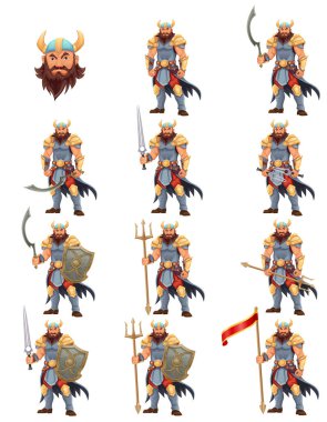 Beyaz arka planda izole edilmiş ahşap ve sihirli taş karikatür vektör çiziminden yapılmış bir büyücünün ya da büyücünün eski fantezi asası.