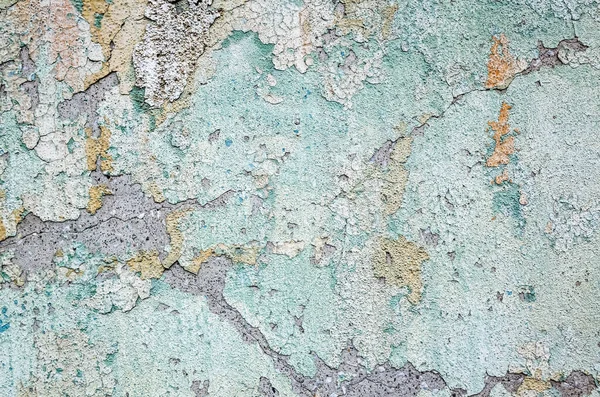 Fond Mur Ciment Avec Texture Craquelée Sale Colorée — Photo