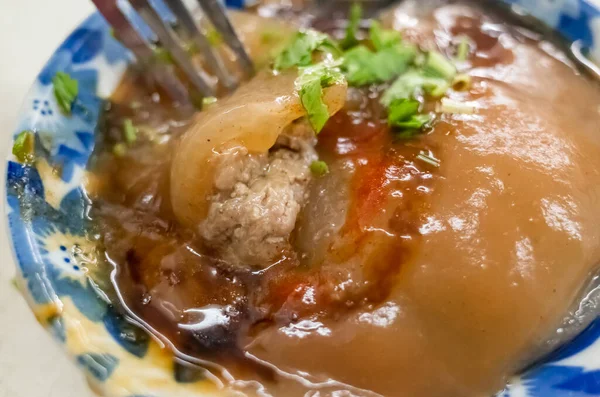 Köttbullar Taiwanesiska Berömda Och Traditionella Smaksnacks — Stockfoto
