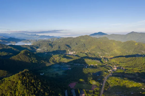 Vista Aérea Del Paisaje Yuchi Nantou Taiwán —  Fotos de Stock