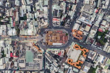 Yunlin, Tayvan - 11 Aralık 2019: ünlü Beigang Chaotian Tapınağı, Yunlin, Tayvan, Asya