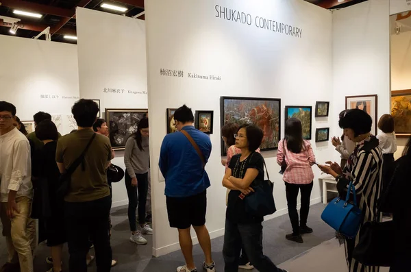 Tajpej Tajwan Października 2019 Art Taipei Expo Jest Wizytówką Sztuki Obrazy Stockowe bez tantiem