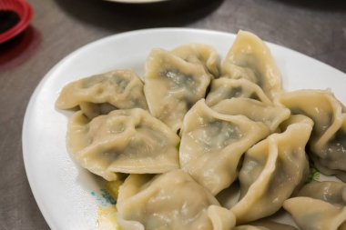 Haşlanmış Jiaozi, Tayvan Çin mantısı.