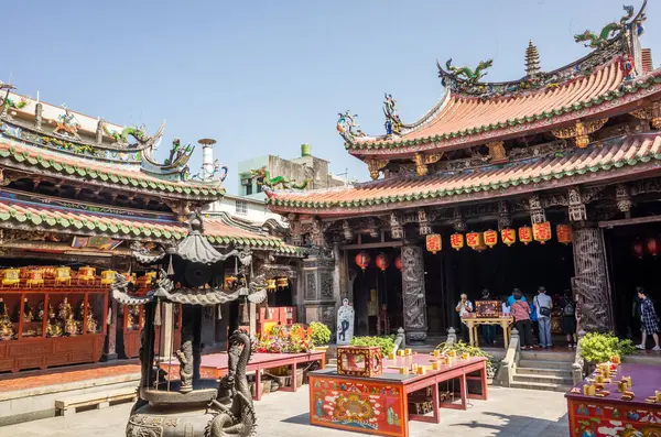 stock image Lukang, Taiwan - October 18th, 2019: Lukang Tianhou Temple, also known as Mazu Temple at Changhua, Taiwan