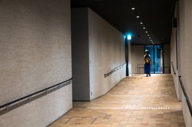 Japon Osaka 'sında seyahat