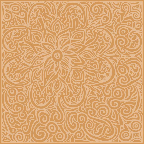 Illustration Floral Tile Background — Stock Vector