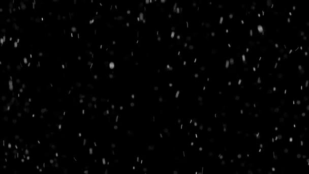 Sneeuwvlokken Schuren Textuur Overlay — Stockvideo