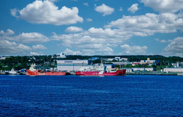 Halifax Nova Scotia Septiembre 2022 Petrolero Barco Diseñado Para Transportar — Foto de Stock