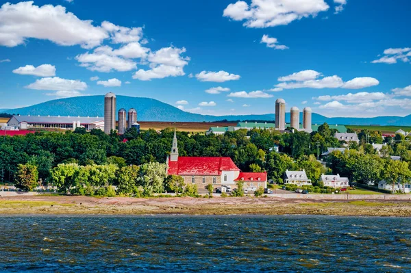 stock image QUEBEC CITY, CANADA - September 5, 2022: Quebec City is known for its Winter Carnival, summer music festival and Saint-Jean-Baptiste Day. In addition, cruise ships add many tourists to the economy.