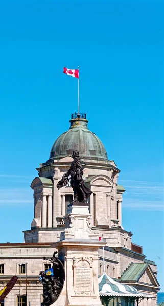 Quebec City Canada 2022 Szeptember Quebec Városa Téli Karneváljáról Nyári — Stock Fotó