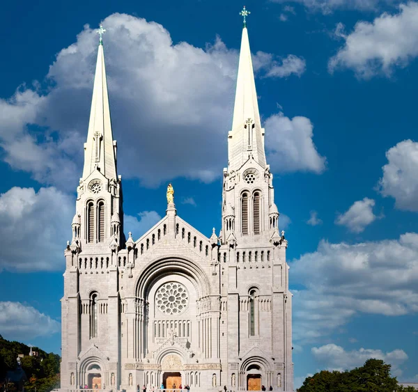 Ciudad Quebec Canadá Septiembre 2022 Basílica Sainte Anne Beaupr Encuentra —  Fotos de Stock
