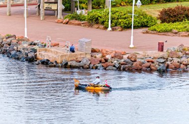 CHARLOTTETown, PRINCE EDWARD ISLAND - 8 Eylül 2022: Charlottetown, Kanada 'nın başkenti Prens Edward Adası' nın ikinci büyük eyaletidir..