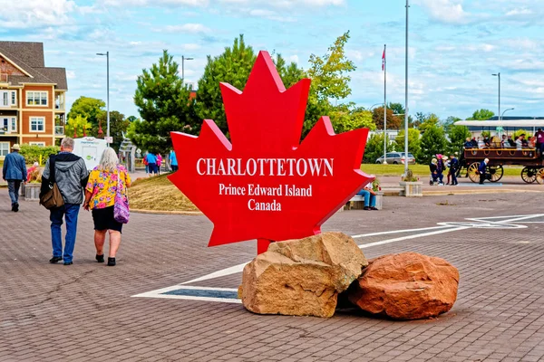 Charlottetown Prince Edward Island Settembre 2022 Charlottetown Capitale Della Provincia — Foto Stock