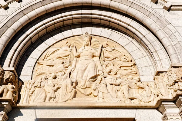 Ciudad Quebec Canadá Septiembre 2022 Basílica Sainte Anne Beaupr Encuentra — Foto de Stock