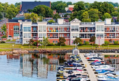 CHARLOTTETown, PRINCE EDWARD ISLAND - 8 Eylül 2022: Charlottetown, Kanada 'nın başkenti Prens Edward Adası' nın ikinci büyük eyaletidir..