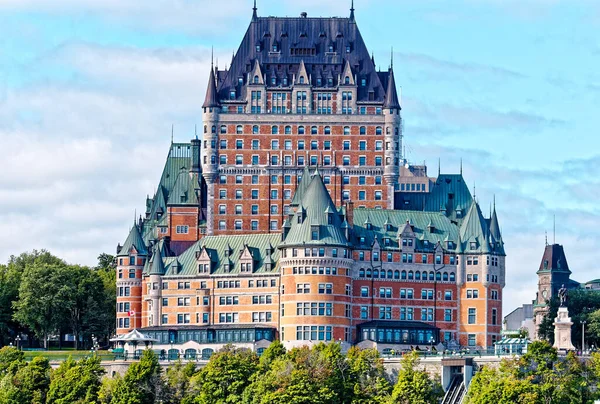 QUEBEC CITY, CANADA - September 5, 2022: Quebec City is known for its Winter Carnival, summer music festival and Saint-Jean-Baptiste Day. In addition, cruise ships add many tourists to the economy.