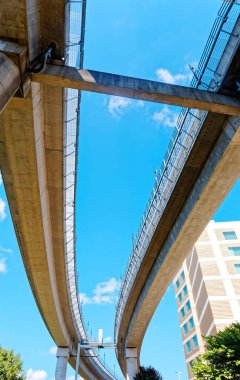 Concrete Elevated Commuter Rail Tracks