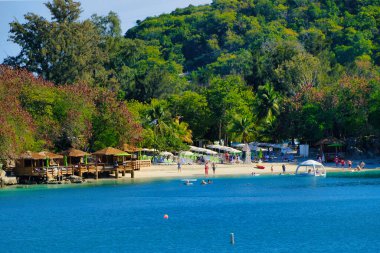 LABADEE, HAITI -January 31, 2023: Labadee is a port located on the northern coast of Haiti. It is a private resort leased to Royal Caribbean for the use of passengers of its three cruise lines.