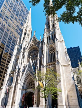 NEW YORK CITY - 11 Eylül 2022: New York, Amerika Birleşik Devletleri 'nin en kalabalık şehridir ve şehre yılda 60 milyondan fazla ziyaretçi gelir.