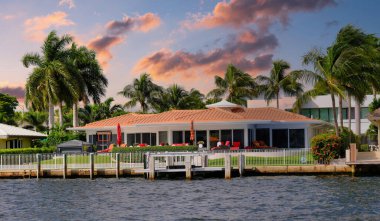 FORT LAUDERDALE, FLORIDA - December 14, 2022: Dade-Broward County is the cultural and economic center of South Florida and is a major leader in boating, tourism, the arts, and the cruising industry.