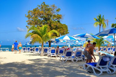 LABADEE, HAITI -January 31, 2023: Labadee is a port located on the northern coast of Haiti. It is a private resort leased to Royal Caribbean for the use of passengers of its three cruise lines.