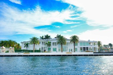 FORT LAUDERDALE, FLORIDA - December 14, 2022: Dade-Broward County is the cultural and economic center of South Florida and is a major leader in boating, tourism, the arts, and the cruising industry.