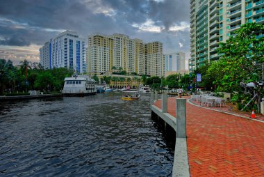 FORT LAUDERDALE, FLORIDA - December 14, 2022: Dade-Broward County is the cultural and economic center of South Florida and is a major leader in boating, tourism, the arts, and the cruising industry.