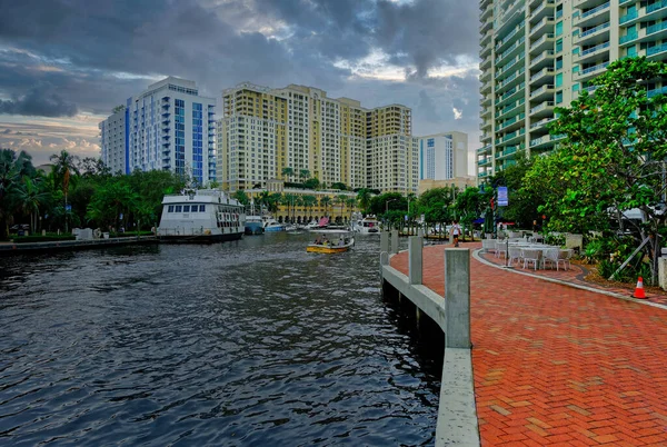 Fort Lauderdale Florida December 2022 Dade Broward County Cultural Economic — Fotografia de Stock