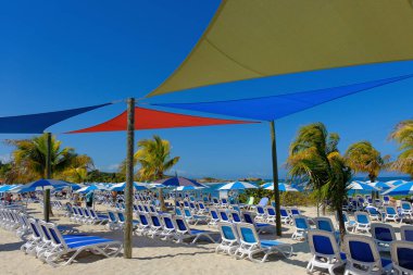 LABADEE, HAITI -January 31, 2023: Labadee is a port located on the northern coast of Haiti. It is a private resort leased to Royal Caribbean for the use of passengers of its three cruise lines.