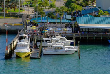 Cape Canaveral, Florida - January 29, 2023: Cape Canaveral is home to Port Canaveral, one of the busiest cruise ports in the world, and is part of a region known as the Space Coast.