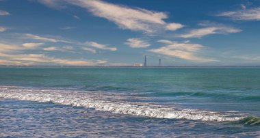 Cape Canaveral, Florida - January 29, 2023: Cape Canaveral is home to Port Canaveral, one of the busiest cruise ports in the world, and is part of a region known as the Space Coast.