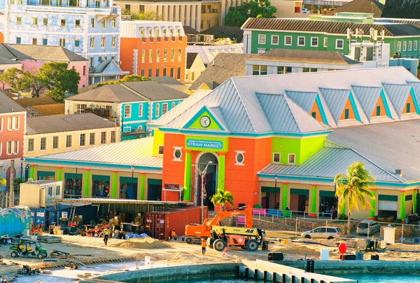 Bahamas Nassau 2023 제도에서 도리안 185 Mph 머물러 있었지만 산업은 — 스톡 사진