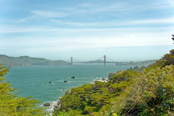 San Francisco California Abril 2023 Puente Golden Gate Describe Guía — Foto de Stock