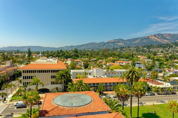 stock image SANTA BARBARA, CALIFORNIA - April 27, 2023: Santa Barbara is a coastal city in California. Besides a popular tourist and resort destination, the city economy includes a large service sector,