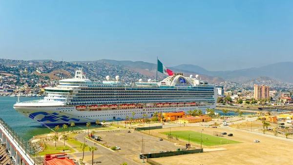 Ensenada Mexico April 2023 Princess Cruises Kryssning Linje Som Ägs Stockbild