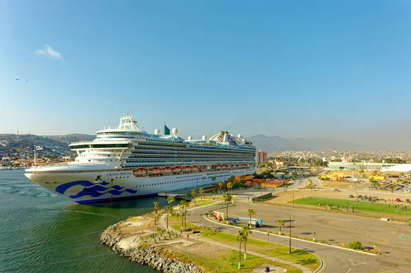 Ensenada Mexico April 2023 Princess Cruises Cruise Line Owned Carnival — Stock Photo, Image