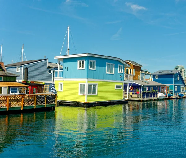 Victoria Britiska Kolumbien Maj 2023 Fiskare Wharf Unik Destination Med — Stockfoto