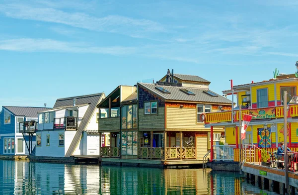 Victoria British Columbia Maja 2023 Fisherman Wharf Jest Wyjątkowym Miejscem — Zdjęcie stockowe