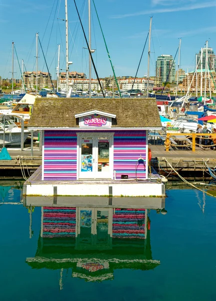Victoria Britische Kolumbien Mai 2023 Fisherman Wharf Ist Ein Einzigartiges — Stockfoto