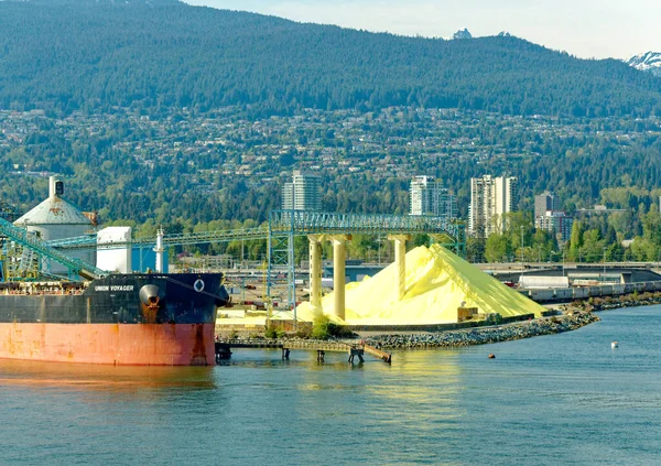 Vancouver Colombie Britannique Mai 2023 Vancouver Port Mer Animé Côte Images De Stock Libres De Droits