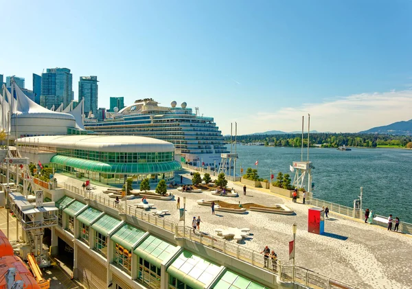 Vancouver British Columbia Maja 2023 Vancouver Tętniący Życiem Port Morski — Zdjęcie stockowe